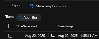 not selected results